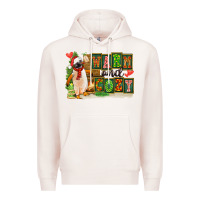 Pale Pink Warm And Cozy Penguin Premium Hoodie - FaDigitalArtStudio