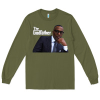 Army Green kevin samuels   the godfather   memorial shirt rip to the legend! Long Sleeve Tee - lanVoArt