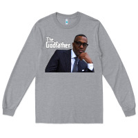 Heather Grey kevin samuels   the godfather   memorial shirt rip to the legend! Long Sleeve Tee - lanVoArt