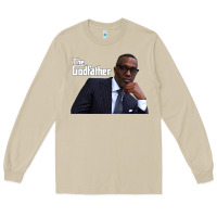 Mushroom kevin samuels   the godfather   memorial shirt rip to the legend! Long Sleeve Tee - lanVoArt
