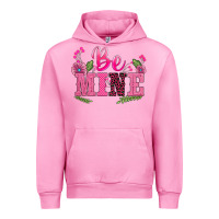 Fuchsia Pink walentine's day be mine Urban Hoodie - BarkalooDesign