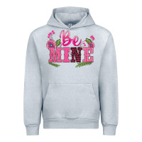 Heather Grey walentine's day be mine Urban Hoodie - BarkalooDesign