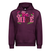 Mauve Wine walentine's day be mine Urban Hoodie - BarkalooDesign