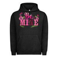 Pigment Black walentine's day be mine Urban Hoodie - BarkalooDesign