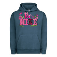 Pigment Midnight Navy walentine's day be mine Urban Hoodie - BarkalooDesign