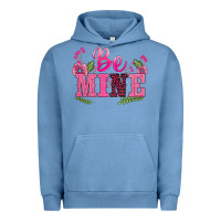 Pigment Pebble Blue walentine's day be mine Urban Hoodie - BarkalooDesign