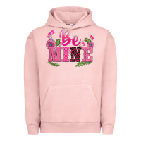 Pigment Salmon walentine's day be mine Urban Hoodie - BarkalooDesign