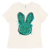 Bone gemstone rabbit Ladies Tee - Artiststas