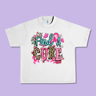 Find A Cure Cancer Awareness Urban Heavy Tee Designed By Howdyjamesfarm