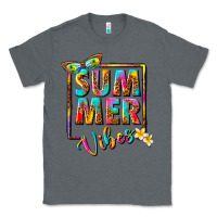 Charcoal Heather summer vibes Classic Tee - NancyCooperArtShop