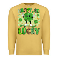 Antique Gold happy go lucky Premium Sweatshirt - Artiststas