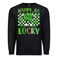 Black happy go lucky Premium Sweatshirt - Artiststas