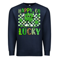 Navy happy go lucky Premium Sweatshirt - Artiststas