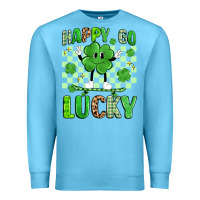 Ocean Blue happy go lucky Premium Sweatshirt - Artiststas