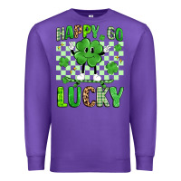 Purple happy go lucky Premium Sweatshirt - Artiststas
