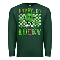 Sports Green happy go lucky Premium Sweatshirt - Artiststas