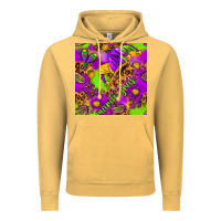 Vintage Mustard Mardi Gras and jester hat seamless pattern Vintage Hoodie - HowdyJamesFarm