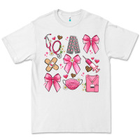 White coquette bow nurse Premium Tee - Artiststas