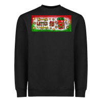 Black flannels lattes leggings Heavyweight Sweatshirt - BundleAndBundleShop