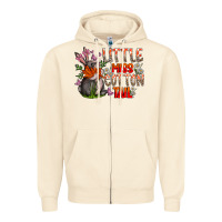 Little Miss Cotton Tail Zipper Hoodie | Teevron