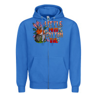 True Royal Little Miss Cotton Tail Zipper Hoodie - CowhideDigitalArt
