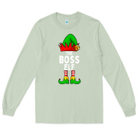 Matcha Boss Elf Matching Family Christmas Long Sleeve Tee - lanVoArt