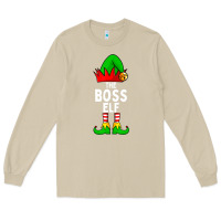 Mushroom Boss Elf Matching Family Christmas Long Sleeve Tee - lanVoArt