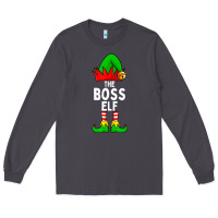 Smoke Boss Elf Matching Family Christmas Long Sleeve Tee - lanVoArt