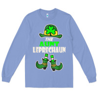 Colony Blue funny the aunt irish leprechaun st patricks day gift t shirt Long Sleeve Tee - lanVoArt