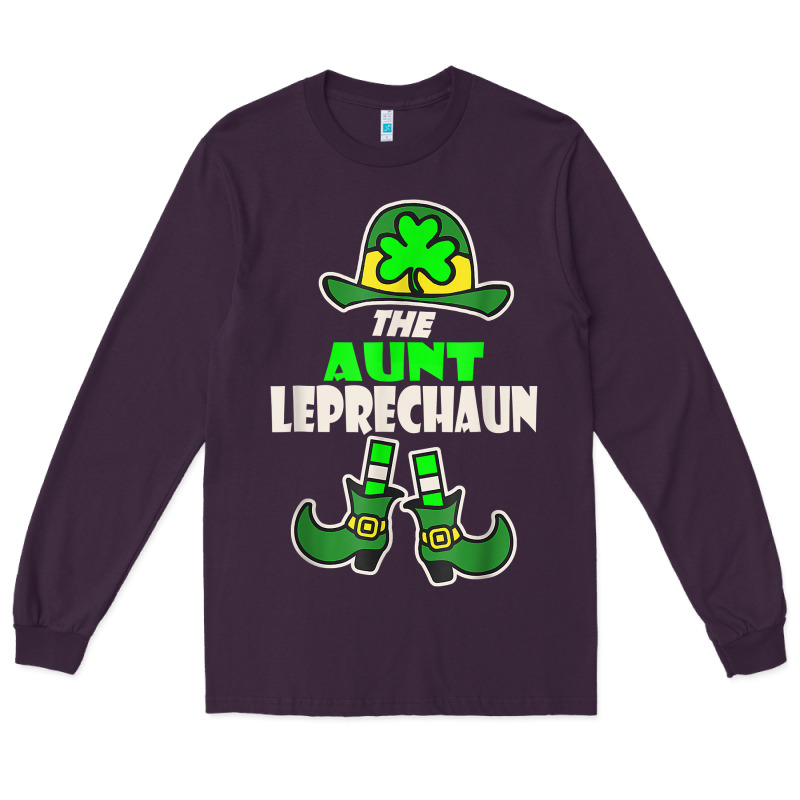 Funny The Aunt Irish Leprechaun St Patricks Day Gift T Shirt Long Sleeve Tee by lanVoArt | Teevron
