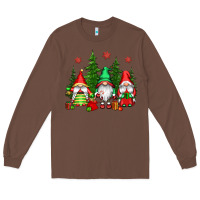 Chestnut christmas gnomies Long Sleeve Tee - CowGirlArtShop