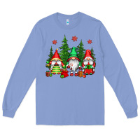 Colony Blue christmas gnomies Long Sleeve Tee - CowGirlArtShop