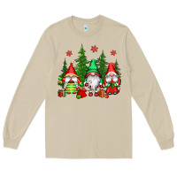 Mushroom christmas gnomies Long Sleeve Tee - CowGirlArtShop