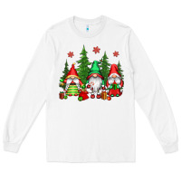White christmas gnomies Long Sleeve Tee - CowGirlArtShop