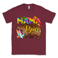 Burgundy mama bear summer Classic Tee - RanaPortraitStore