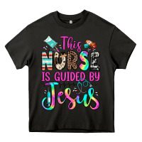 Asphalt this nurse is guided by jesus Heavy Core Tee - JahusDesignShop