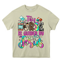 Mossy this nurse is guided by jesus Heavy Core Tee - JahusDesignShop