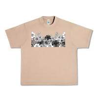 Burro black and white floral Urban Heavy Tee - TumblerDesignByShophia