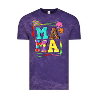 Cloud Purple Autism Mama Vintage Tee - NancyCooperArtShop
