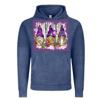 Vintage Denim Mardi Gras carnival with gnomies tumbler Vintage Hoodie - HowdyJamesFarm
