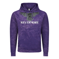 Cloud Purple Hot Trend Raven Nevermore Poetry Halloween Edgar Allan Poe Vintage Hoodie - lanVoArt