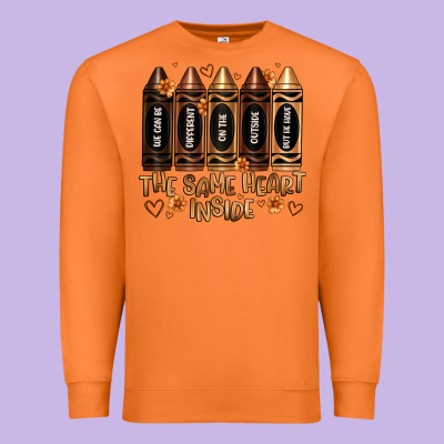The Same Heart Inside Artiststas Premium Sweatshirt Designed By Artiststas