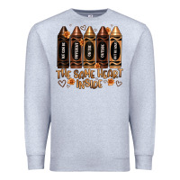 Heather Grey the same heart inside artiststas Premium Sweatshirt - Artiststas