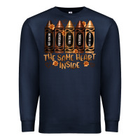 Navy the same heart inside artiststas Premium Sweatshirt - Artiststas
