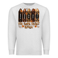 Oatmeal Heather the same heart inside artiststas Premium Sweatshirt - Artiststas