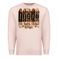 Pale Pink the same heart inside artiststas Premium Sweatshirt - Artiststas