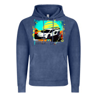 Vintage Denim Lam borghini Aventador SVJ gift Vintage Hoodie - lanVoArt