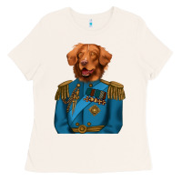 Golden Retriever Dog Portrait,custom Pet Portraits,renaissance Dog Ladies Tee | Teevron