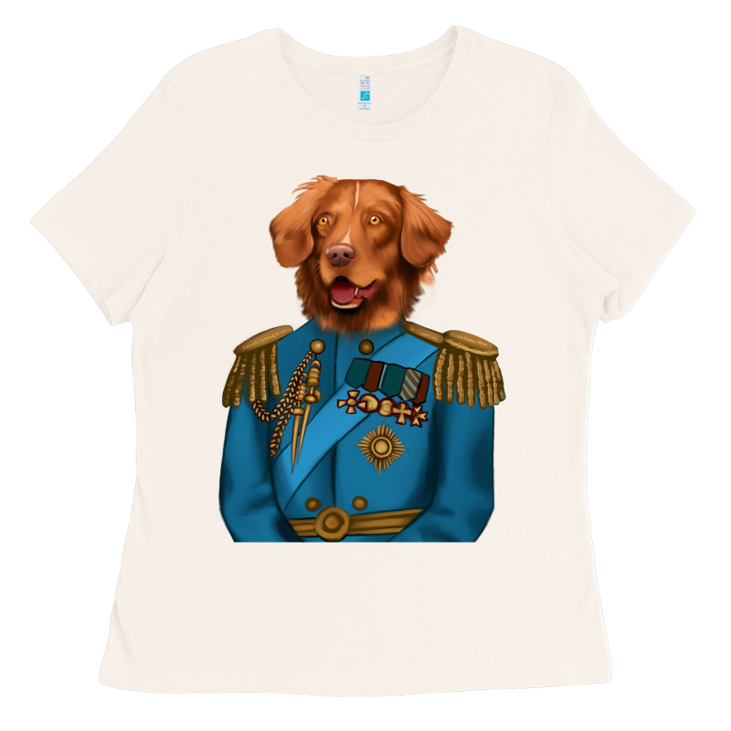 Golden Retriever Dog Portrait,custom Pet Portraits,renaissance Dog Ladies Tee by RanaPortraitStore | Teevron