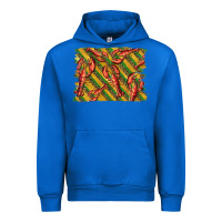 Cobalt mardi gras crawfish background Urban Hoodie - BarkalooDesign